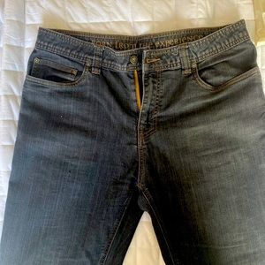 Prana jeans. Very soft and comfortable. But, not my size. Purchased on sale.